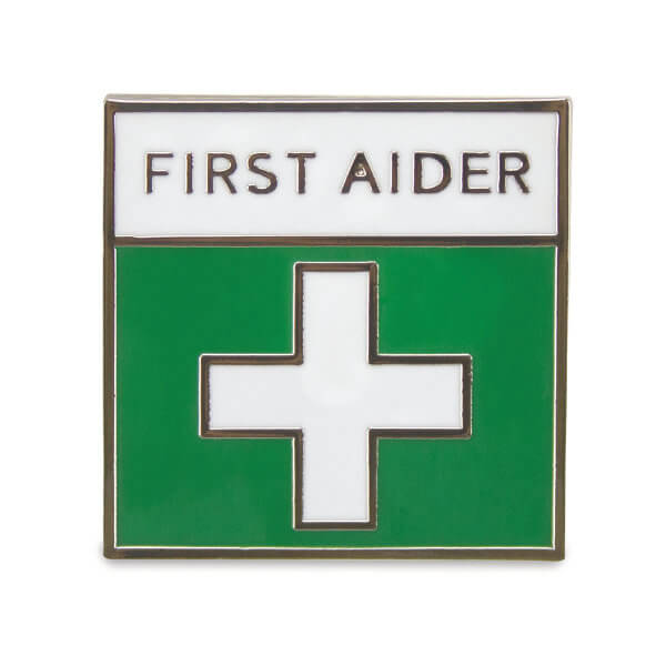 First Aider Pin Badge - WorkSafe Training Systems Ltd