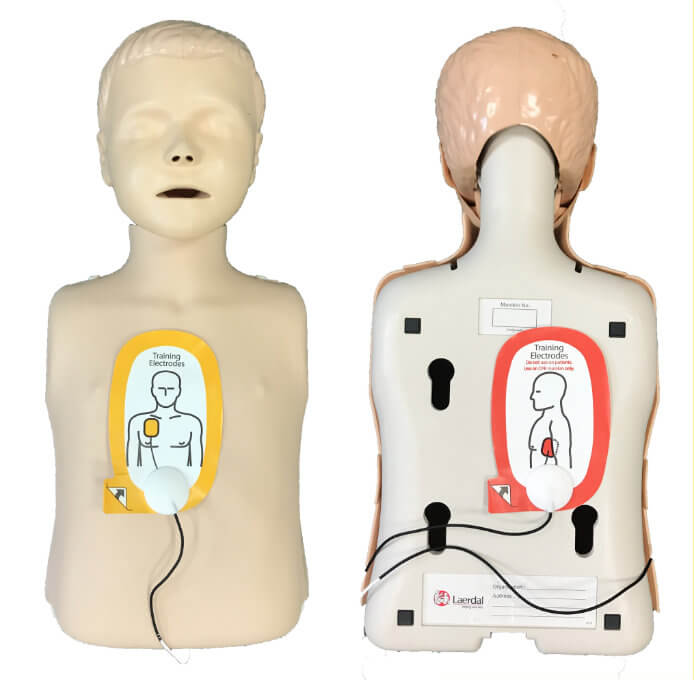 Using an AED on a child casualty